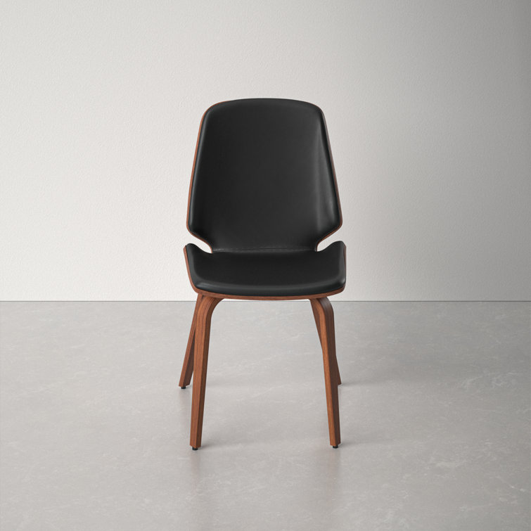 Leatherette dining chair hot sale